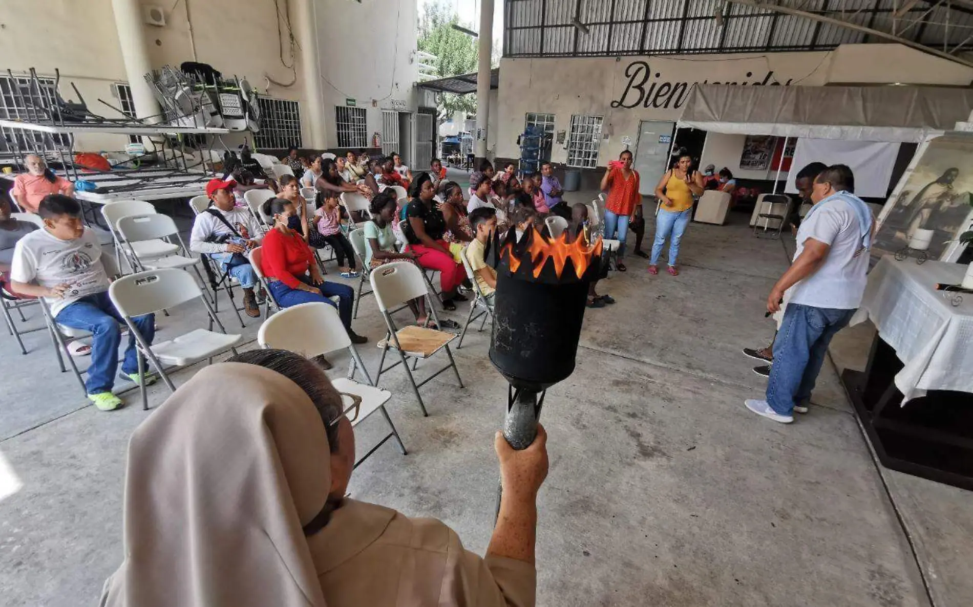 Antorcha Guadalupana llega a Reynosa 